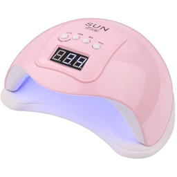 Lámpara De Uñas Uvled Sun5 48W Permanentegel Rosa Pastel...