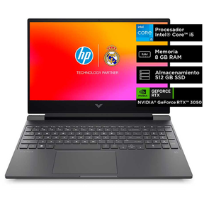Notebook Gamer HP Victus 15-FA0025LA Intel Core i5 8GB 512GB SSD 15,6" NVIDIA RTX 3050