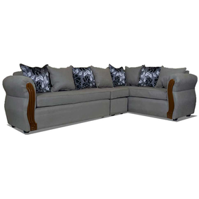 Sofá Seccional Modular Elegant Detail Girona 7 Cuerpos Gris
