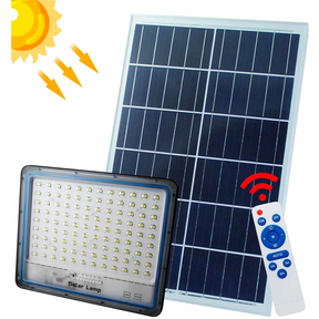 Reflector LED De600 W IP66 Con Panel Solar y Control Remoto Jortan