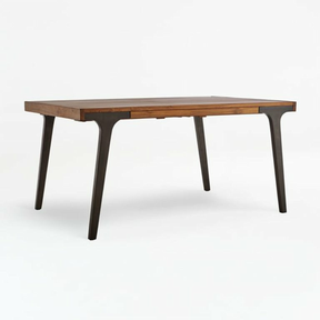 Mesa Comedor Lakin Teca 155 Cm Extensible