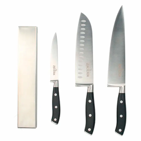 Set 3 Cuchillos Acero