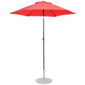 Quitasol Redondo Rojo 2m-Base No Incluida