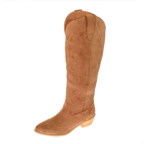 Bota Café Claro Vía Franca Mujer Art: 5Cc217Camel...