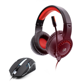 Kit Gamer Luces Led 2 En 1 Headset + Mouse Urbano...