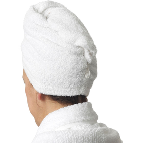 Toalla Turbante Classica 30X65 - Blanco - 420Gr...