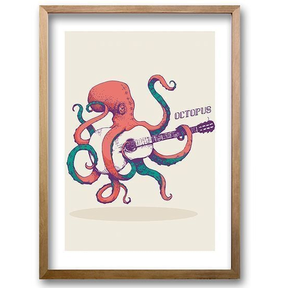 Cuadro 50X35 Cm Ilustración Pulpop...