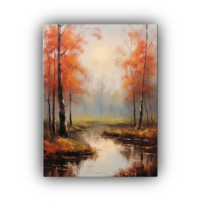 Cuadro Moderno Con Vibrante Paleta De Colores En 40X60 Cm...