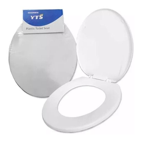 Tapa De Baño Blanco Asiento Wc Universal  Plastico Y00393...