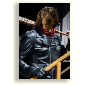 CUADRO DE TU MASCOTA PET PRINT NEGAN CANVAS - 30X50 CM