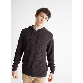 Sweater Textura Capucha...