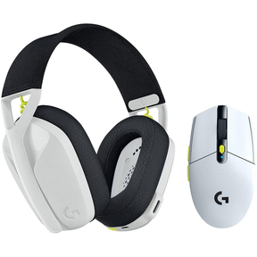Audífono Logitech Serie G G435 + Mouse G305 Blanco Color...